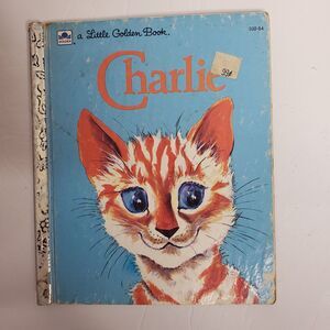 Vintage LITTLE GOLDEN BOOK Charlie Hardcover Book By Diane Fox Downs 1970